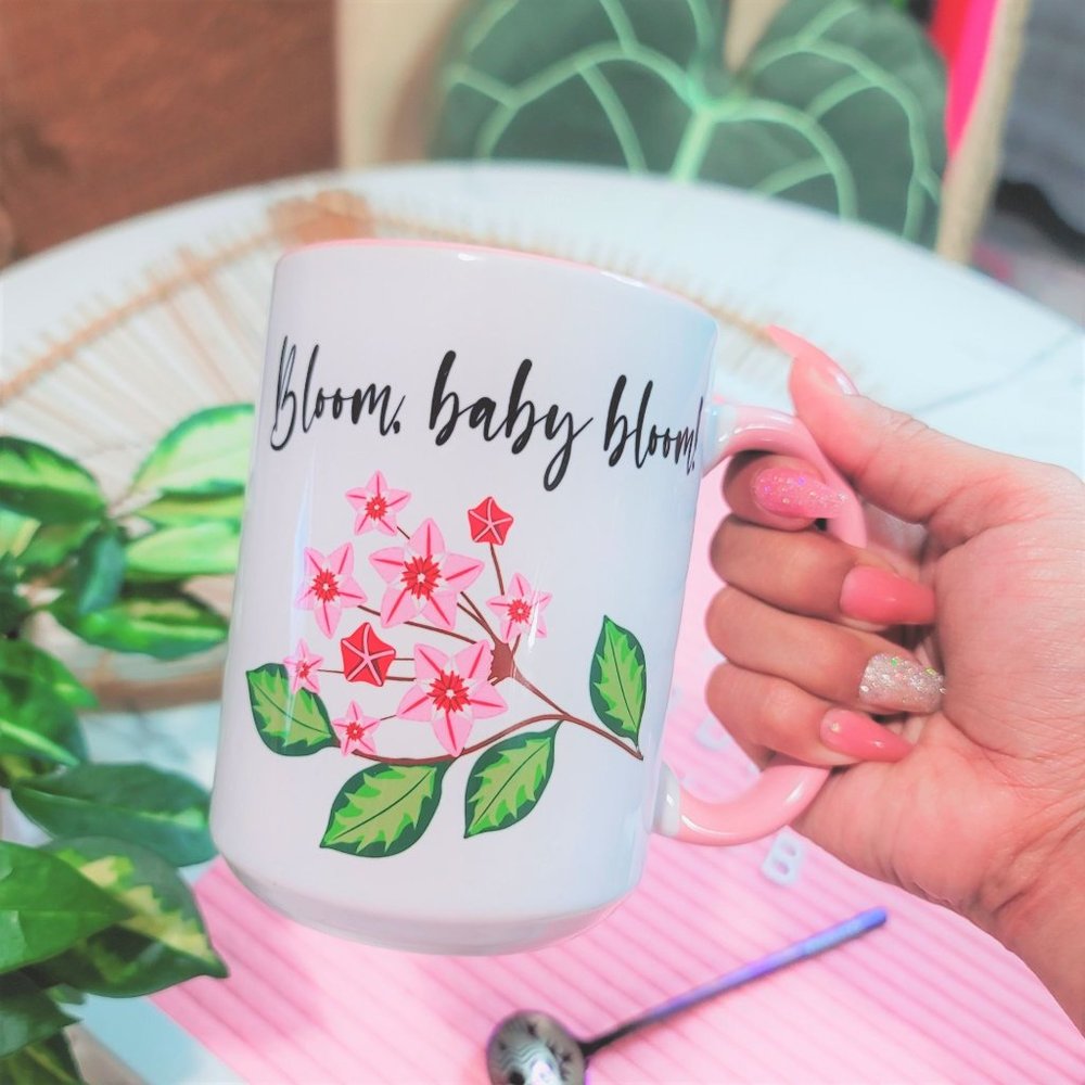 Bloom Baby Bloom! Hoya Coffee Mug - Picture 6 of 6